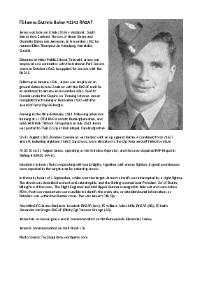 A preview of a PDF biography for Baker, James Guthrie